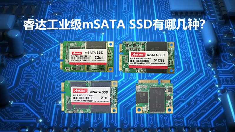 Agrade睿達工業(yè)級mSATA SSD有哪幾種？